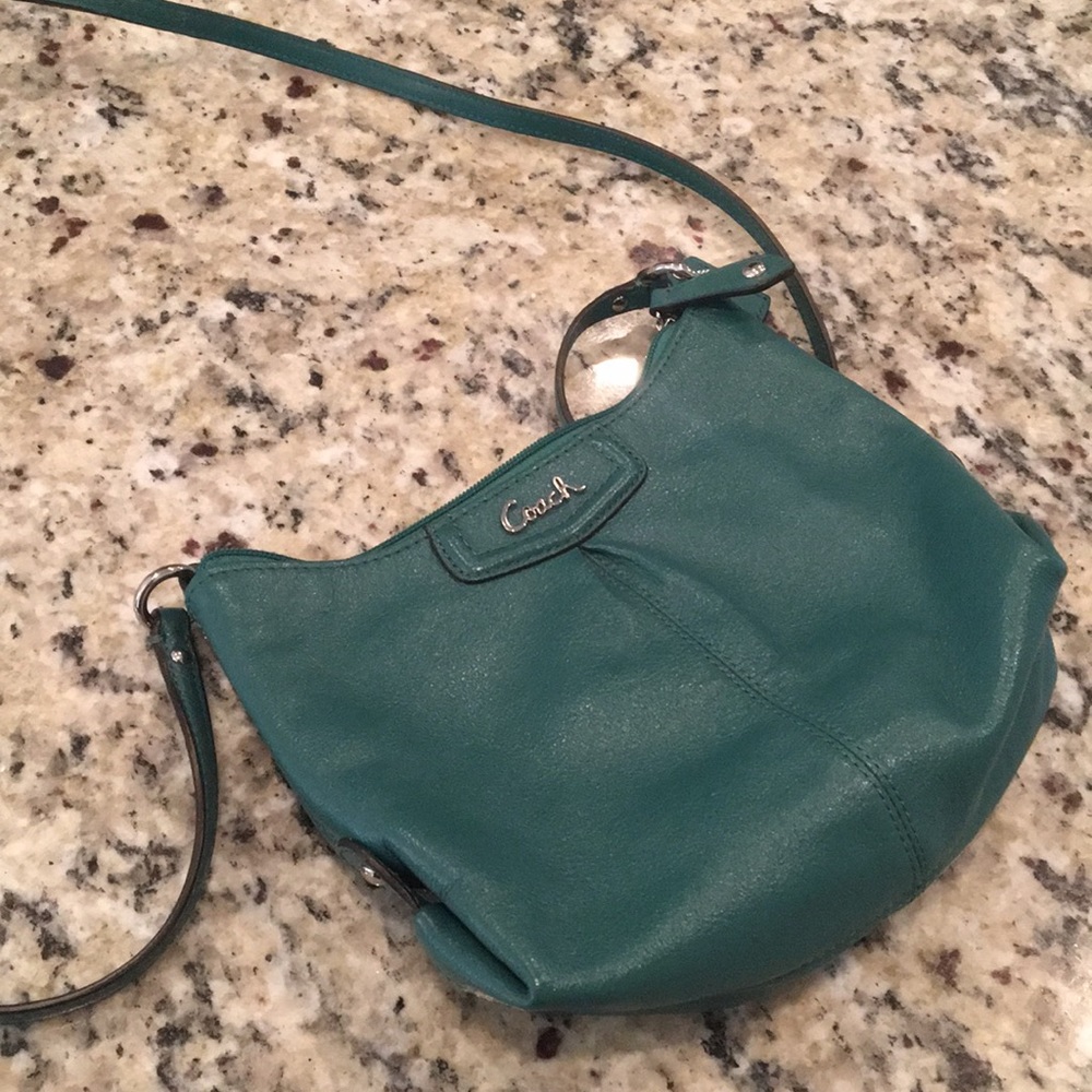 Mossy Green Coach Crossbody